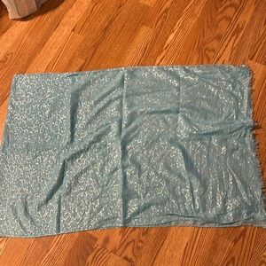 Turquoise/Silver Scarf
